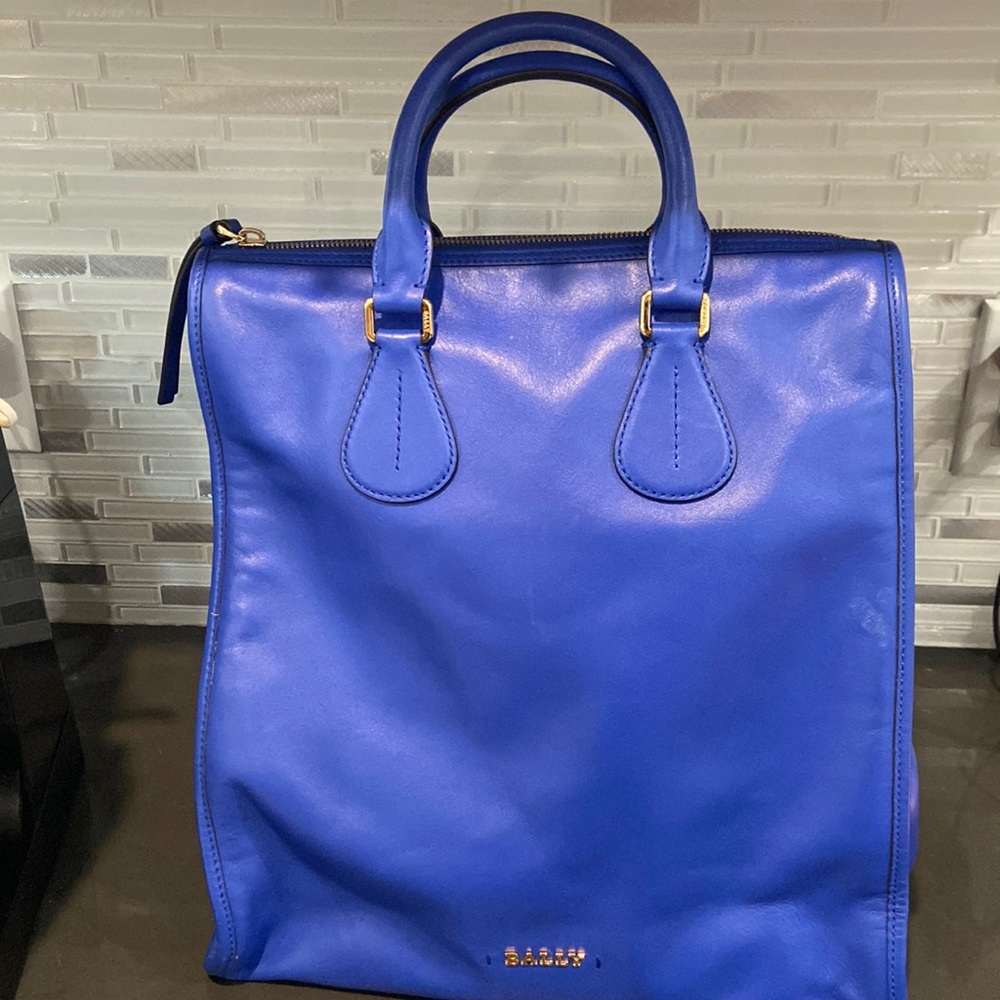 Blue Bally Purse